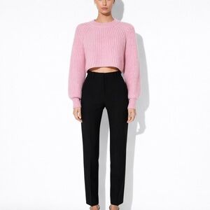 Zara Pink Crew Neck Sweater